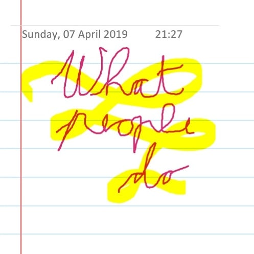 “What people do.” #conceptualart #conceptualartist #fingerpainting #drawing #phoneart #digitalart #newmedia #words #poetry #people #everything